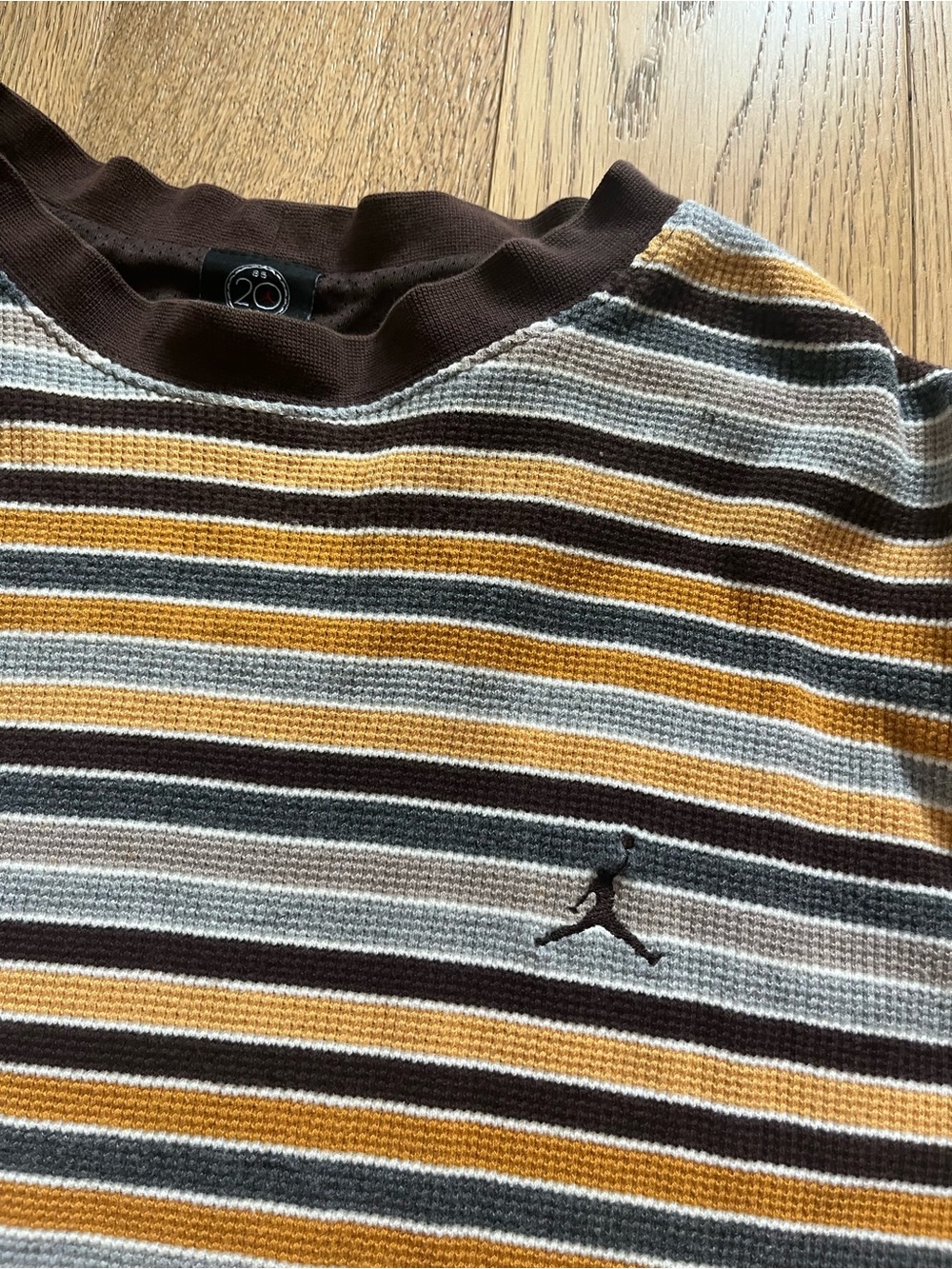Vintage 00’s Striped Jordan Long Sleeve Shirt - Men’s 2XL